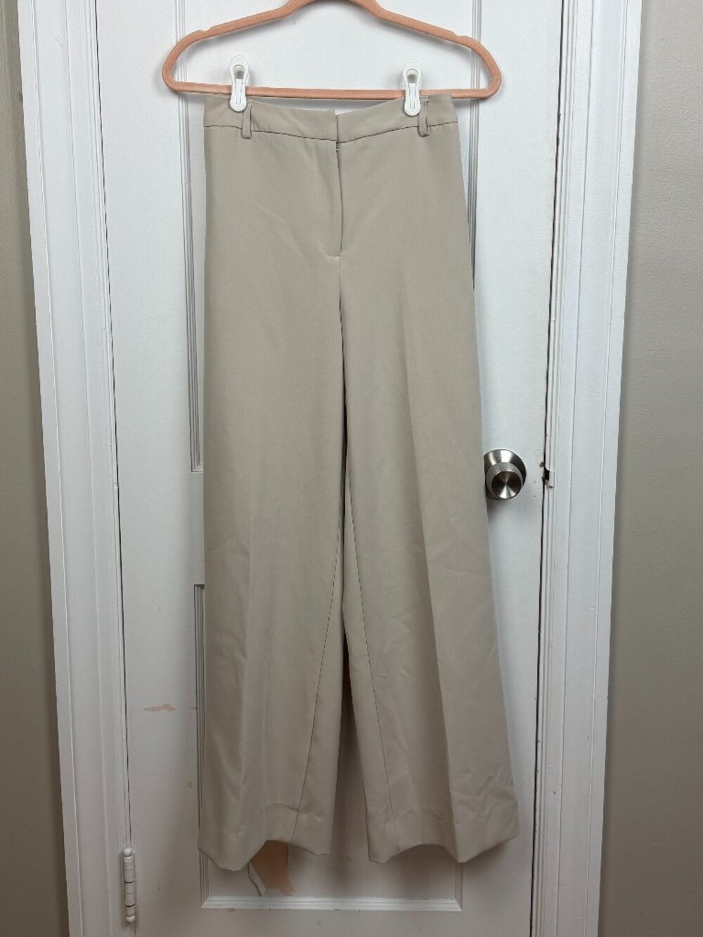Joie | Tan Khaki Wide Leg High Rise Career Trouser Pants Size US4